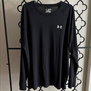 Under Armour Men's HeatGear Black Long Sleeve Tee